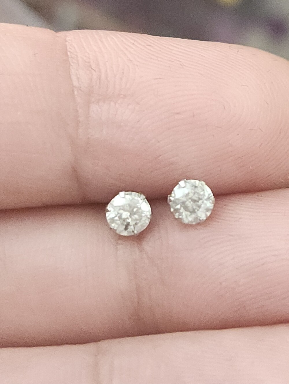 Classic Natural Diamond Posh Earrings